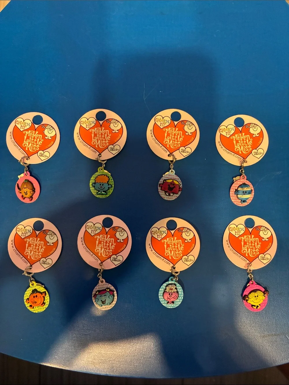Little Miss Colorful  Charms by charm it - Pink, Blue, Green, Yellow